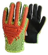 [SG-GV36-T7] Guante Vaqueta Negra Hidrofuga Anti-Impacto Dry-Fit Labor Lite (T7)