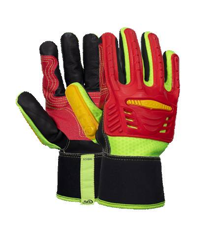 Guante Vaqueta Negra Hidrofuga Expandex Anti-Impacto Micropolar Confort
