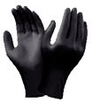 [300950736601] Guante Descartable Nitrilo Negro caja x100 (S)