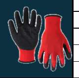 [SG-GL01-T7] Guante Poliester G13 Spandex Latex Rugoso (T7)