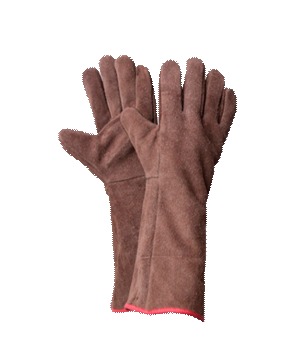 [SG-GD15-T10] Guante Soldador Descarne Extra Reforzado Kevlar Naranja